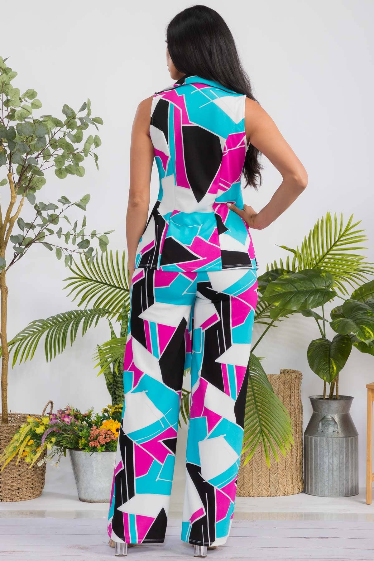 ABSTRACT - 2 PC Vest & Pant Set