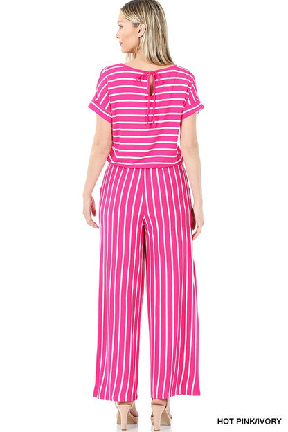 Striped Jumpsuit