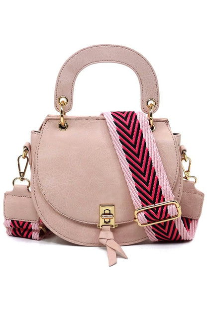 Fashion Flap Saddle Satchel Crossbody Bag