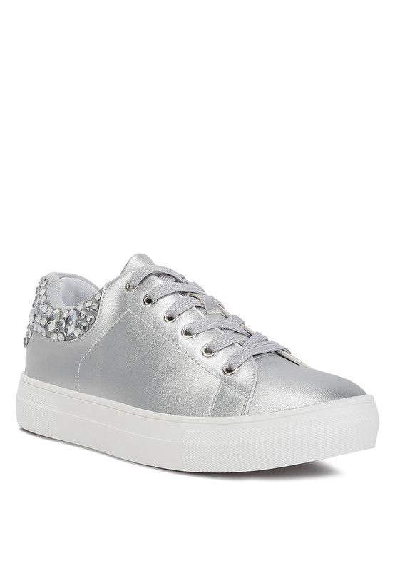Gems Diamante Embellished Sneakers