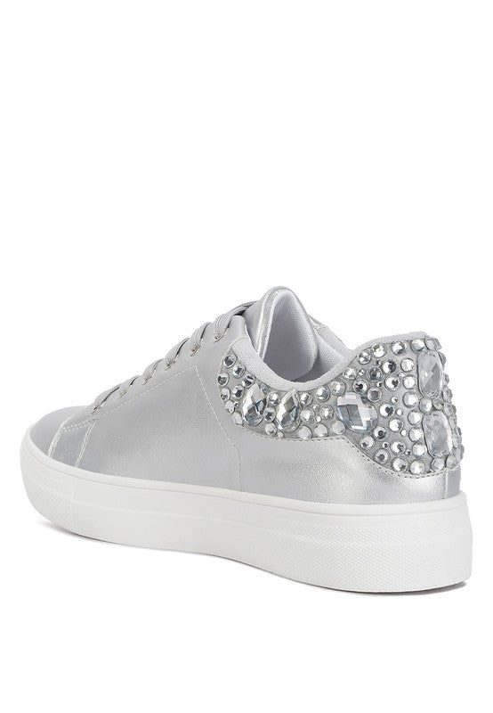 Gems Diamante Embellished Sneakers