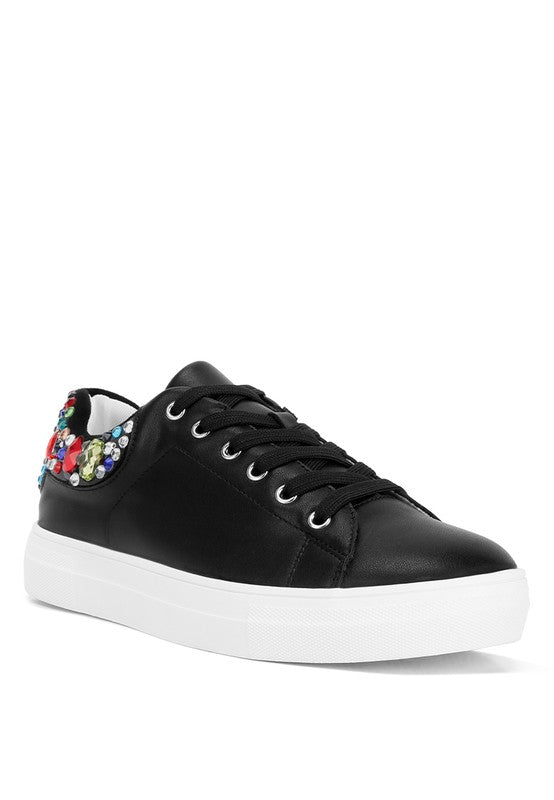 Gems Diamante Embellished Sneakers