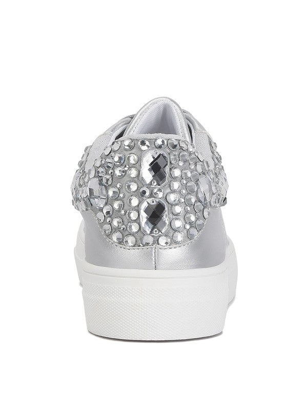 Gems Diamante Embellished Sneakers