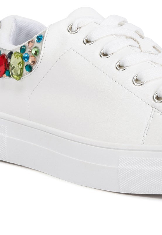 Gems Diamante Embellished Sneakers