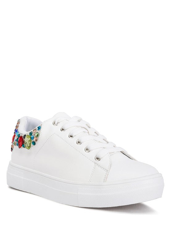 Gems Diamante Embellished Sneakers