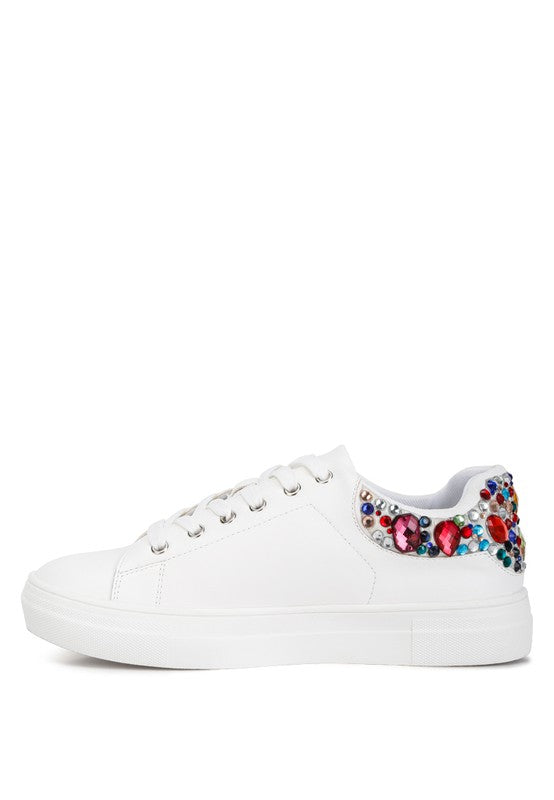 Gems Diamante Embellished Sneakers