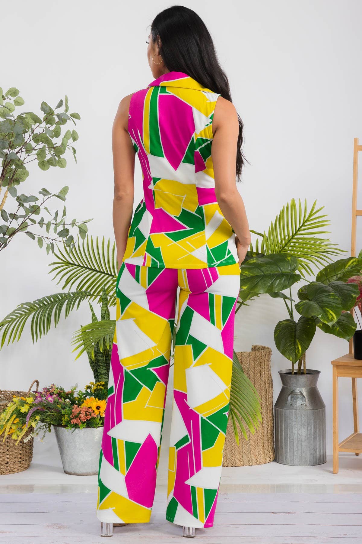 ABSTRACT - 2 PC Vest & Pant Set