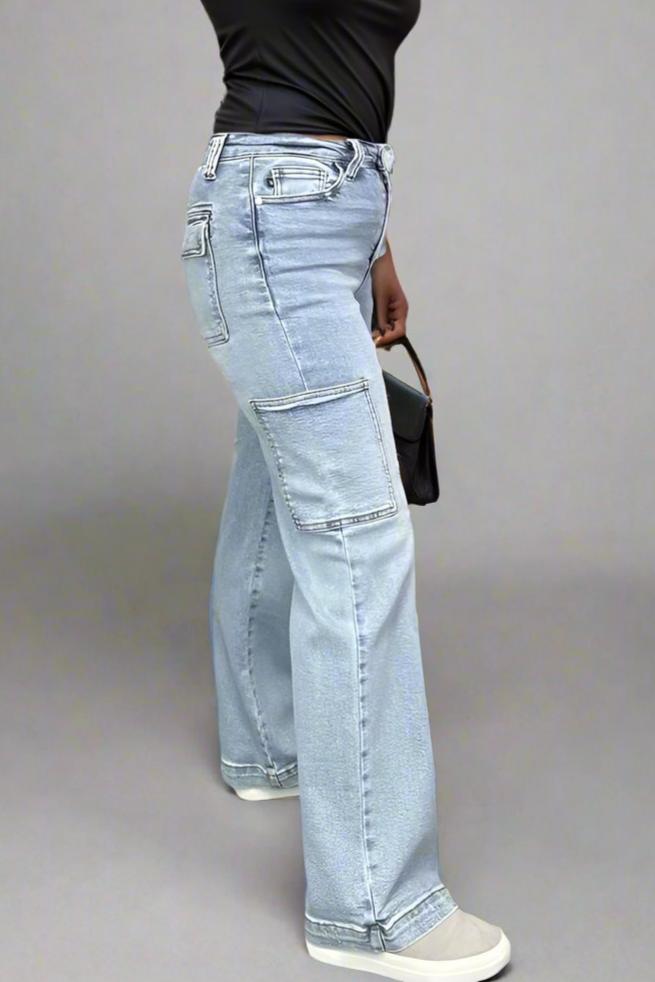 High Energy - Judy Blue Cargo Jeans