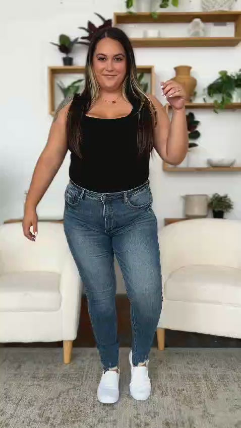 Lace Round Neck Tank