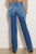 HIGH RISE SUBTLE DISTRESSED STRAIGHT JEANS