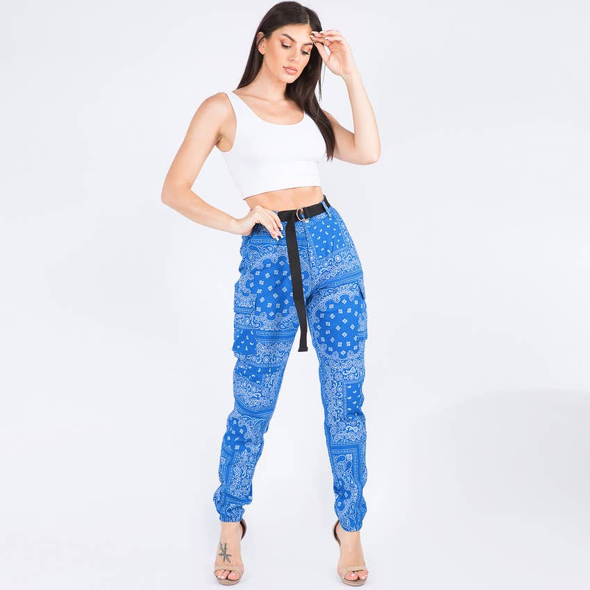 Bandana Jogger Pants