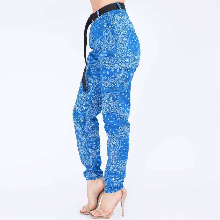 Bandana Jogger Pants