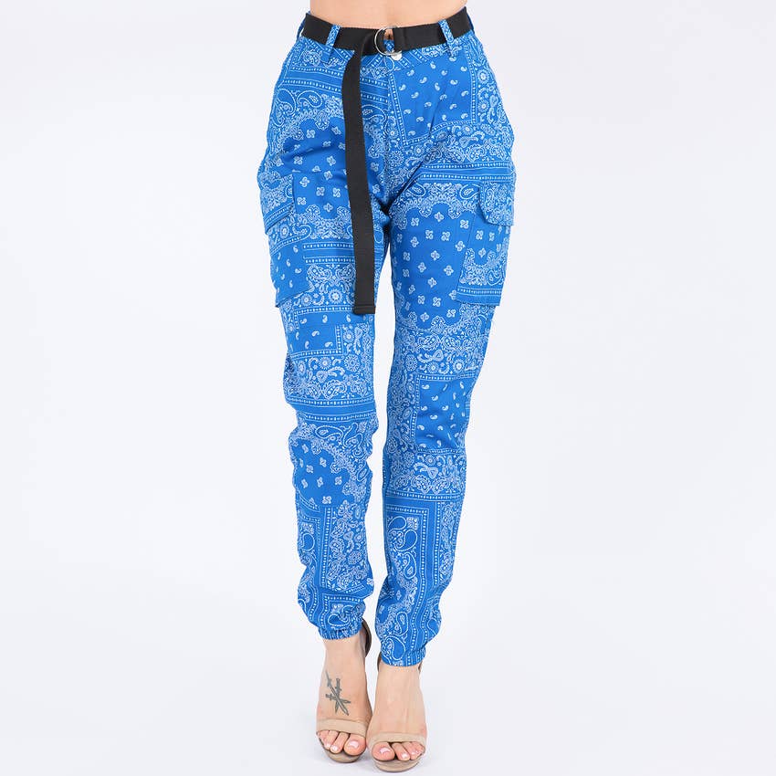 Bandana Jogger Pants